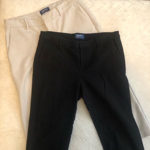 Two pairs of Harper Mid-Rise Ankle Pants